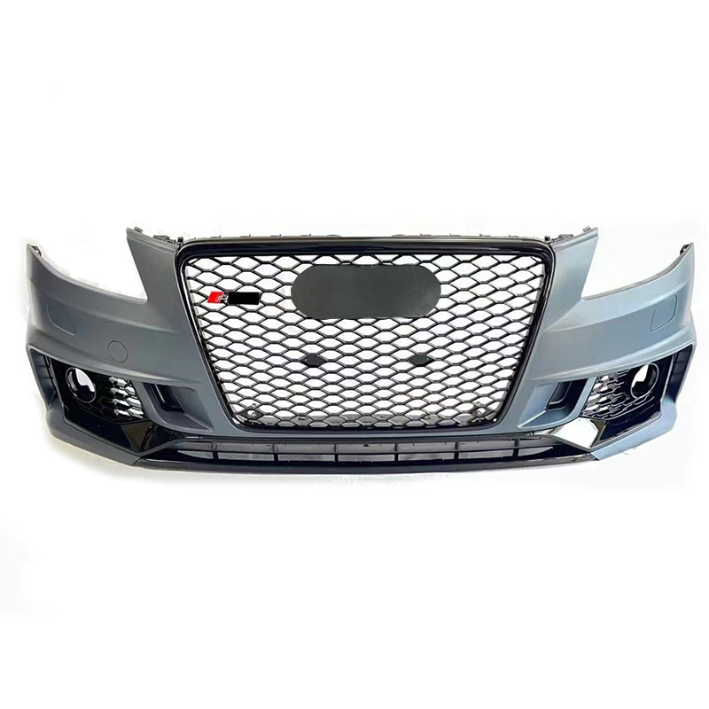 Gloss black bumper with grilles for Audi S4